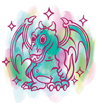 Watercolor Dragon Tall T-Shirt