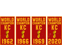 Kansas City Football World Champion Banners Raglan Sleeve Pajama Set