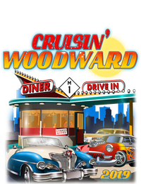 Cruisin' Woodward Diner Day time T-Shirt