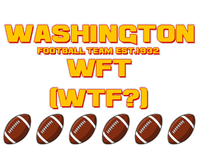 Washington Football Team Est 1932 WFT WTF? Kids Colorblock Raglan Jersey