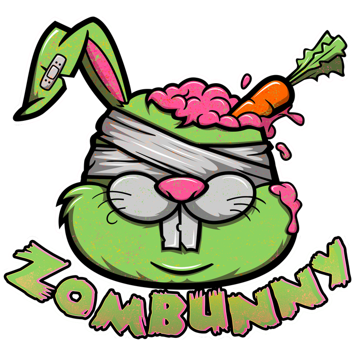 Zombunny Women's V-Neck T-Shirt