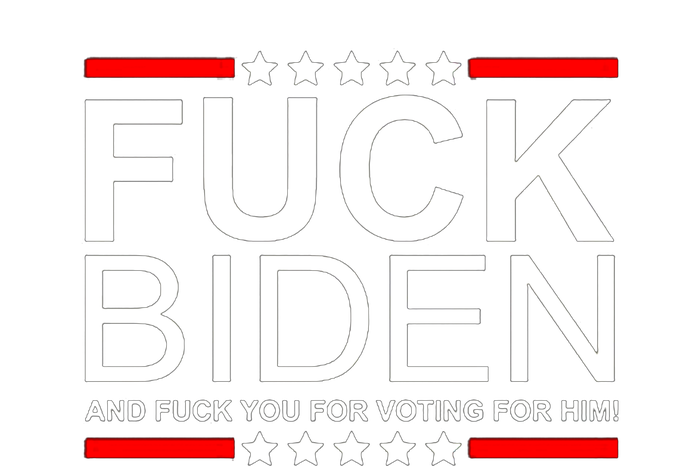 Fuck Biden And You For Voting For Him Political Design Zip Tote Bag