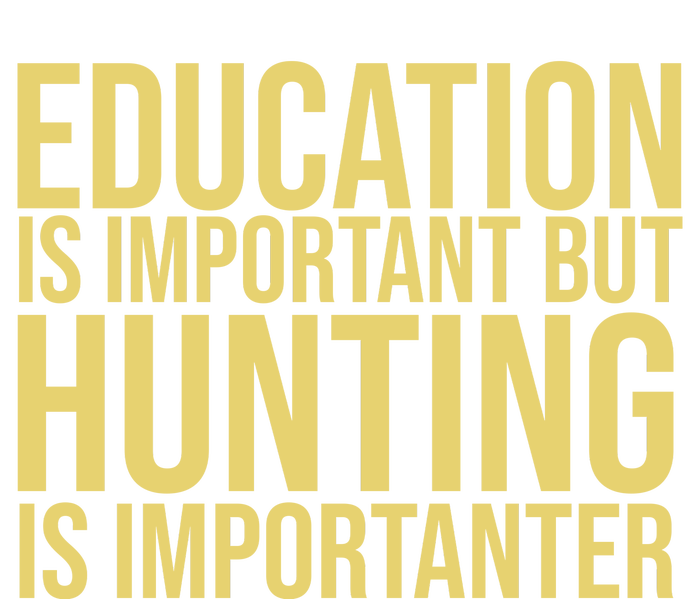 Education Is Important But Hunting Is Importanter Mesh Reversible Basketball Jersey Tank