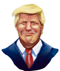 Smiling Donald Trump Portrait Coaster