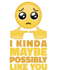 I Kind Maybe Possibly Like You Emoji Premium T-Shirt