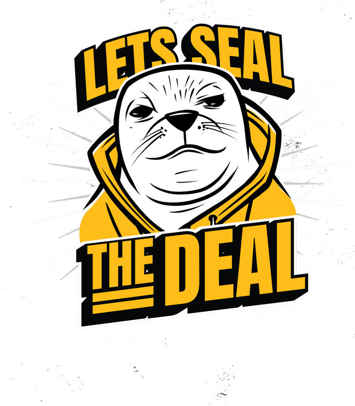 Lets Seal The Deal Zip Tote Bag