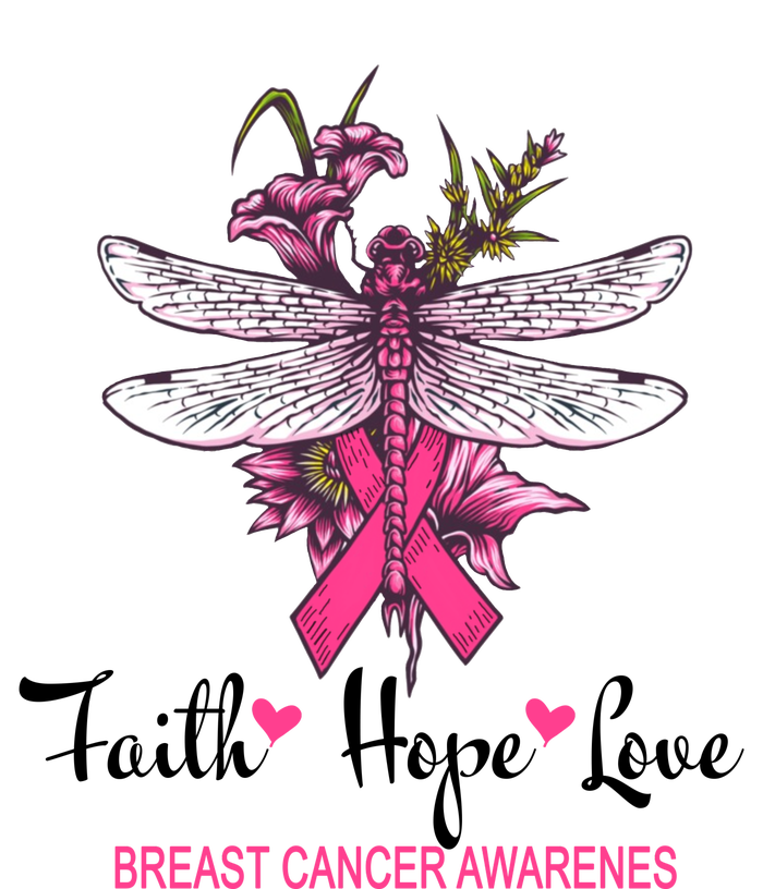 Breast Cancer Awareness Dragonfly T-Shirt