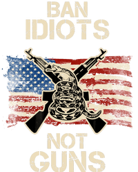 Ban Guns Not Idiots Pro American Gun Rights Flag Sweatshirt