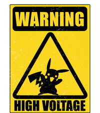 Warning High Voltage T-Shirt