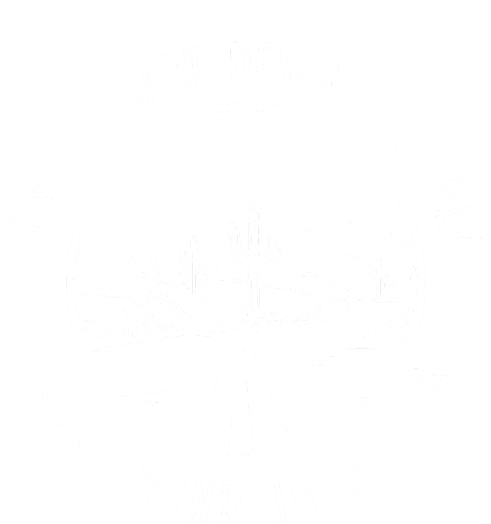 Dark Desert Highway Cool Wind In My Hair Adventure Short Acrylic Beanie