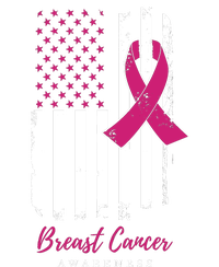 Breast Cancer Awareness US Flag Premium T-Shirt