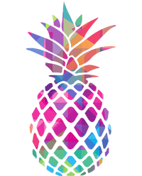 Colorful Simple Pineapple T-Shirt