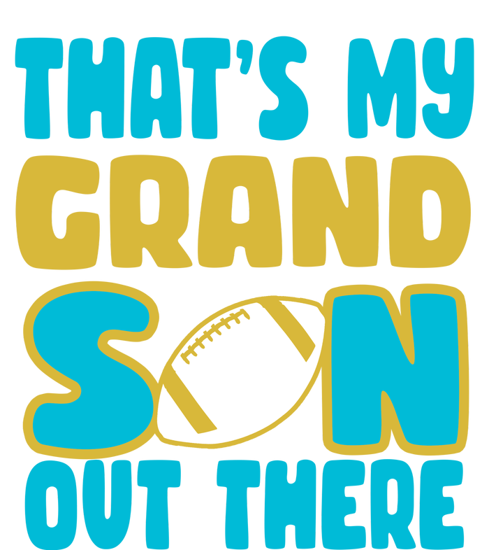 That's My Grandson Out There Football Zip Tote Bag