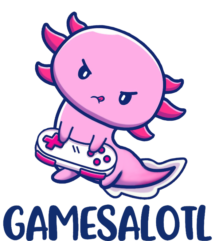 GAMESALOTL Cute Axolotl Button