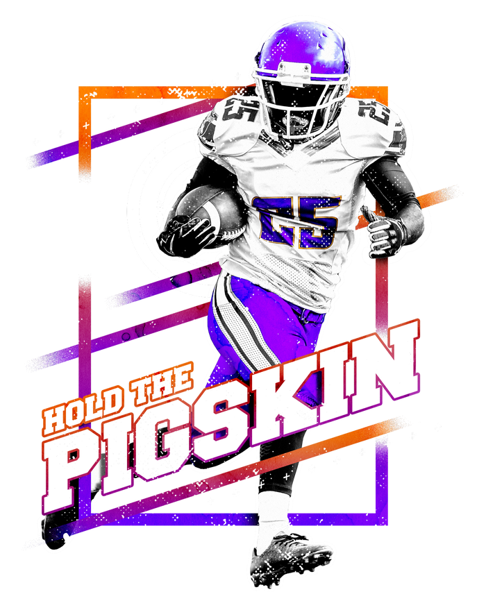 Hold The Pigskin Kids Long Sleeve Shirt