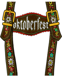 Lederhosen Suspenders Oktoberfest Bavarian Munich Men's Origin Performance Piqué Polo