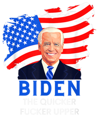 Joe Biden The Quicker Fucker Upper Funny Vector Backpack