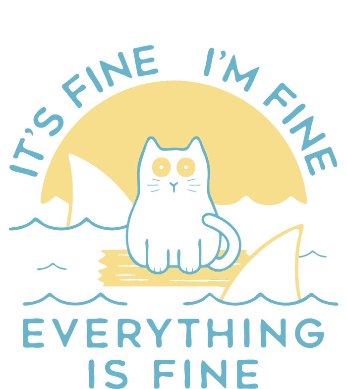 It's Fine I'm Fine Everything Is Fine Kids Tie-Dye T-Shirt