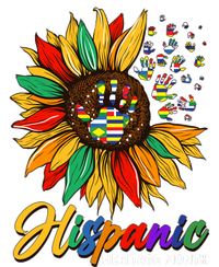 Hispanic Heritage Month Sunflowers Flags Magnet