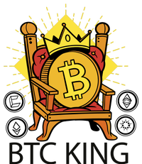 Bitcoin King Yupoong Adult 5-Panel Trucker Hat