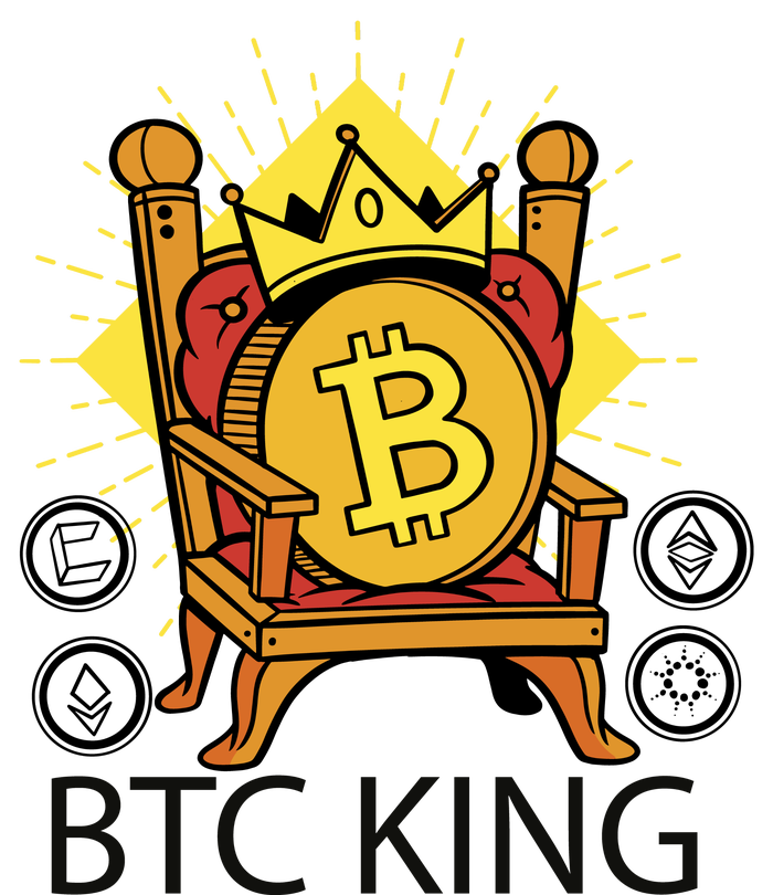 Bitcoin King Yupoong Adult 5-Panel Trucker Hat