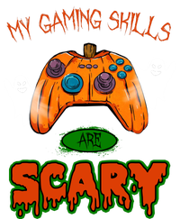 My Game Skills Are Scary Funny Gamer Halloween Tall Long Sleeve T-Shirt