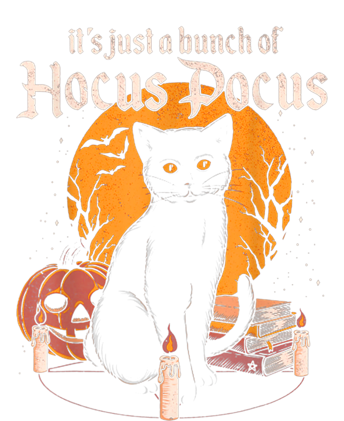 It's Just A Bunch Of Hocus Pocus Funny Halloween Black Cat Kids Hoodie