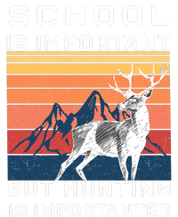 School Is Important But Hunting Is Importanter Kids T-Shirt