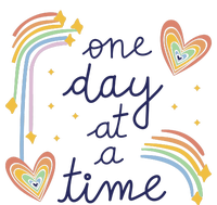 One Day At A Time Rainbow Tall Long Sleeve T-Shirt