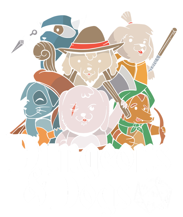 Dungeons And Dogs Short Acrylic Beanie