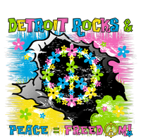 Detroit Rocks Peace Freedom Long Sleeve Shirt