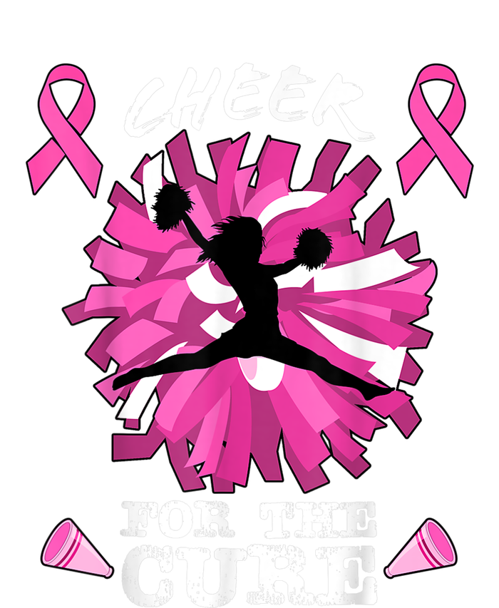 Cheer For The Cure Breast Cancer Awareness Month Cheerleader Ladies Essential Tank