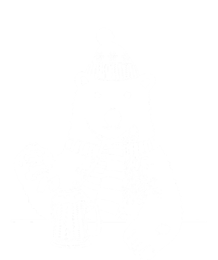 Polar Bear Beer The Baniff Cuffed Pom Beanie