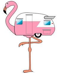 Flamingo RV Camper T-Shirt