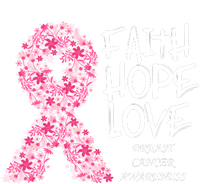 Breast Cancer Awareness Faith Love Hope Pink Ribbon Sustainable Beanie