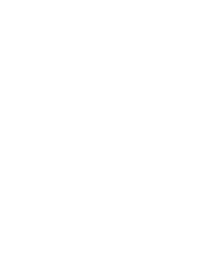 Nature Guitar White Tree Music Banksy Art Adult ChromaSoft Performance T-Shirt