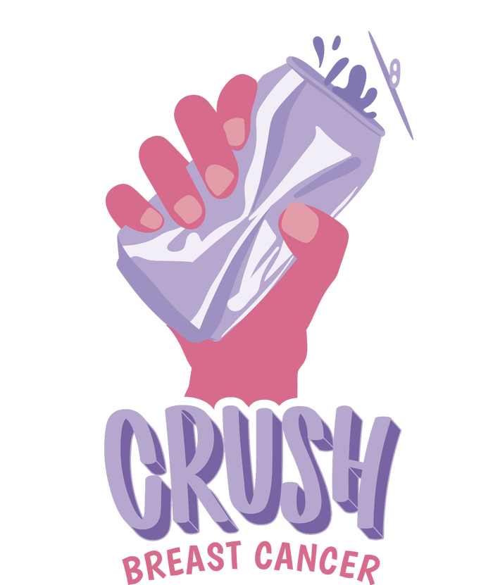 Crush Breast Cancer Can T-Shirt