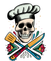 Cooking Chef Skull Toddler T-Shirt