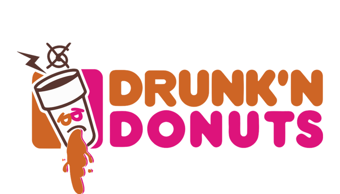 DRUNK'N DONUTS Tall Fusion ChromaSoft Performance T-Shirt