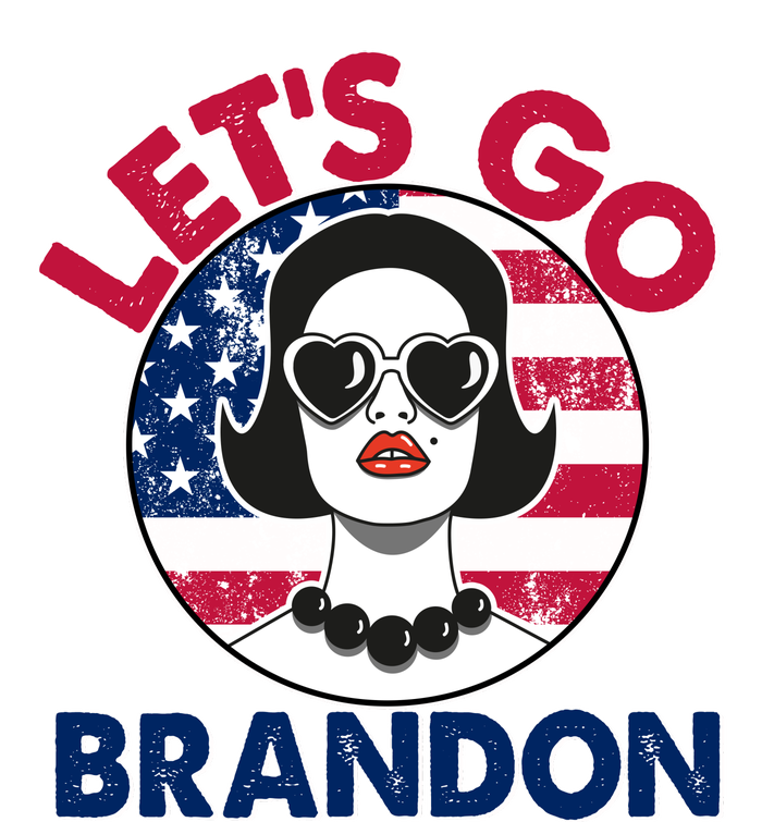 Retro Lady Let's Go Brandon Hoodie