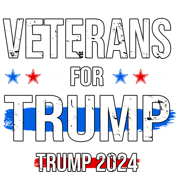 Veterans For Trump 2024 Grommeted Golf Towel