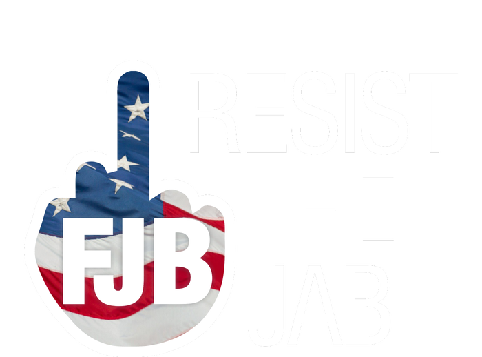 Resist The Jab Flag Logo Kitchenware T-Shirt