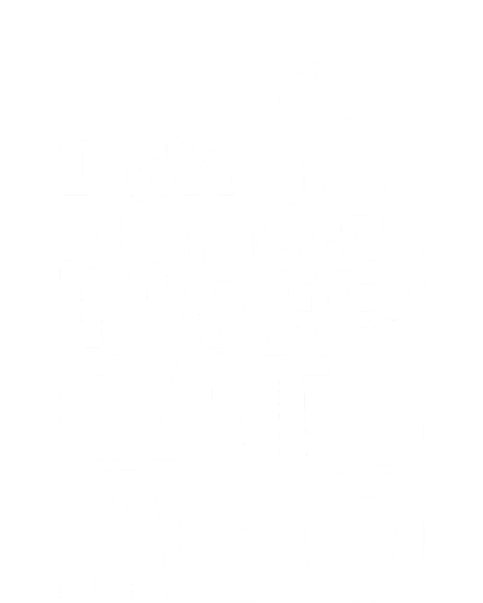 I Was Normal Three Cats Ago LOL Funny Cat Cooling Performance Long Sleeve Crew