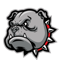 Bulldog Head Button