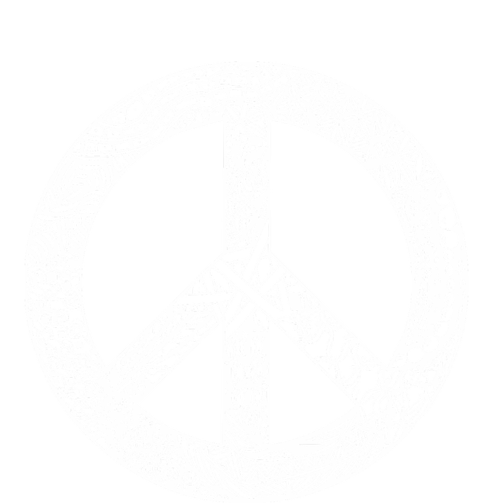 Peace Symbol Women's V-Neck T-Shirt