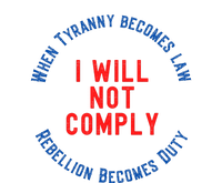 I Will Not Comply MAGA Conservative Anti Biden Hoodie