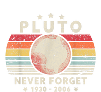 Never Forget Pluto Shirt. Retro Style Funny Space, Science V-Neck T-Shirt