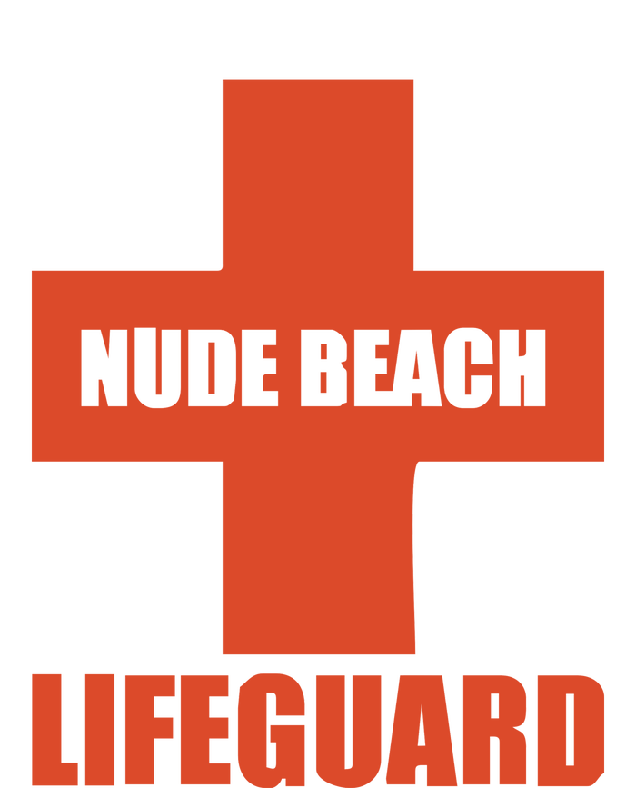 Nude Beach Lifeguard Ladies Long Sleeve Shirt