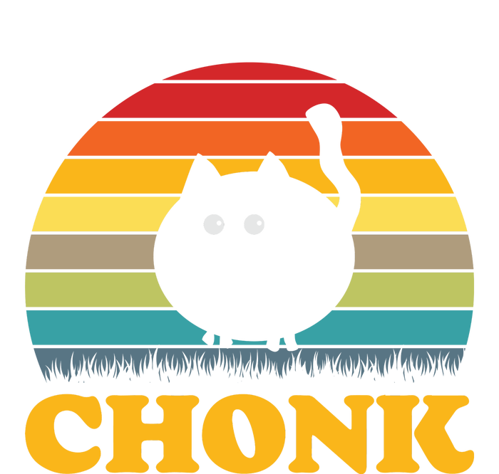 Chonk Cat Retro Vintage Bumper Sticker