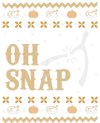 Oh Snap Turkey Wish Bone Ugly Sweater Thanksgiving Women's Perfect Tri Tunic Long Sleeve Shirt